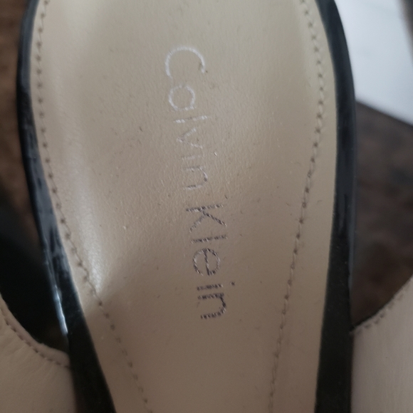 Calvin Klein Leopard Platform Heels - Picture 5 of 5